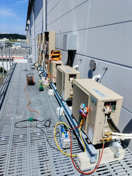【提案力と価格に自信あり】大型物流倉庫に業務用エアコン設置！